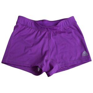 Adidas Booty Shorts Athletic Volleyball Workout Purple Size Medium